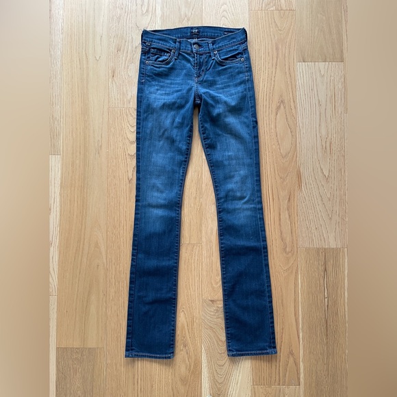 Citizens of Humanity Ava Low Rise Straight Leg Jeans - Picture 1 of 8
